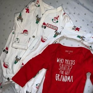 Christmas Footsie & shirt